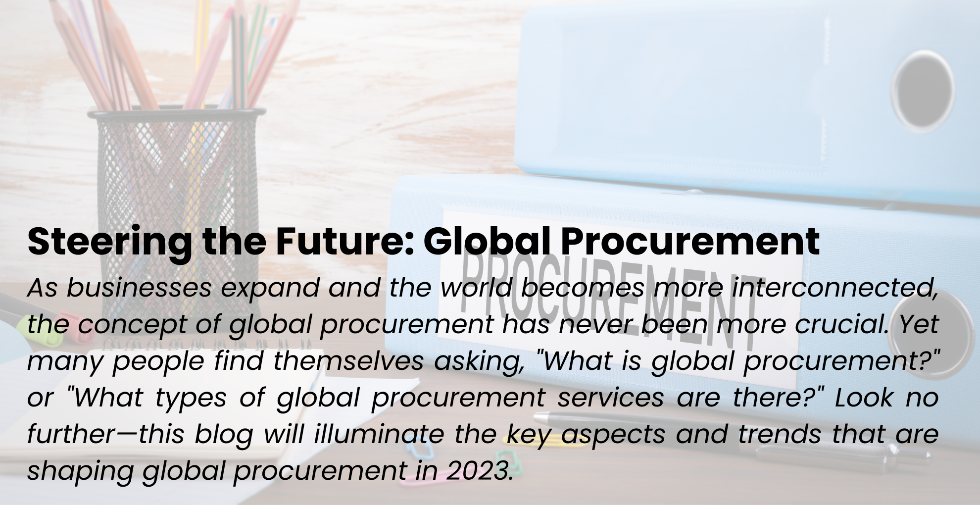 Global Procurement