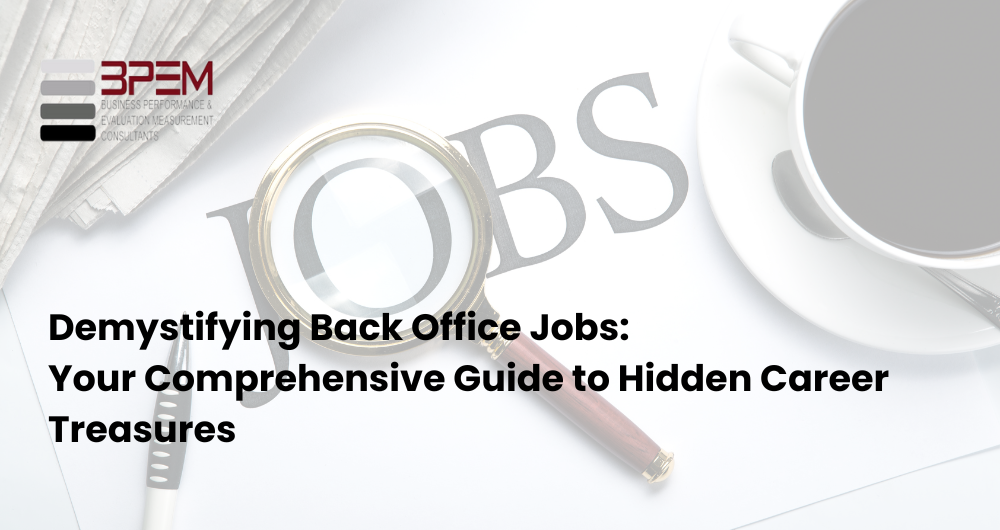 What are back office jobs?