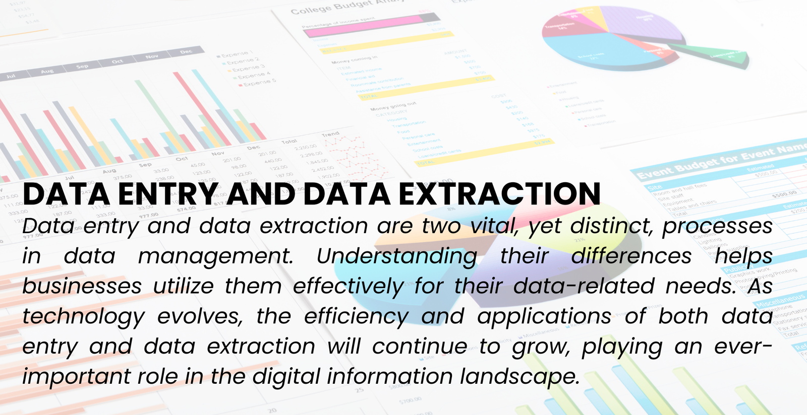 Data Entry vs. Data Extraction